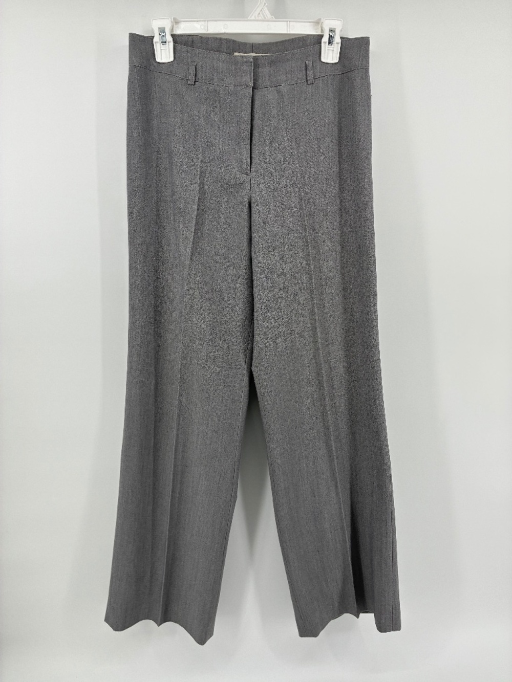 cleo Women's Gray Dress Pants - Front Crease Professional Trousers